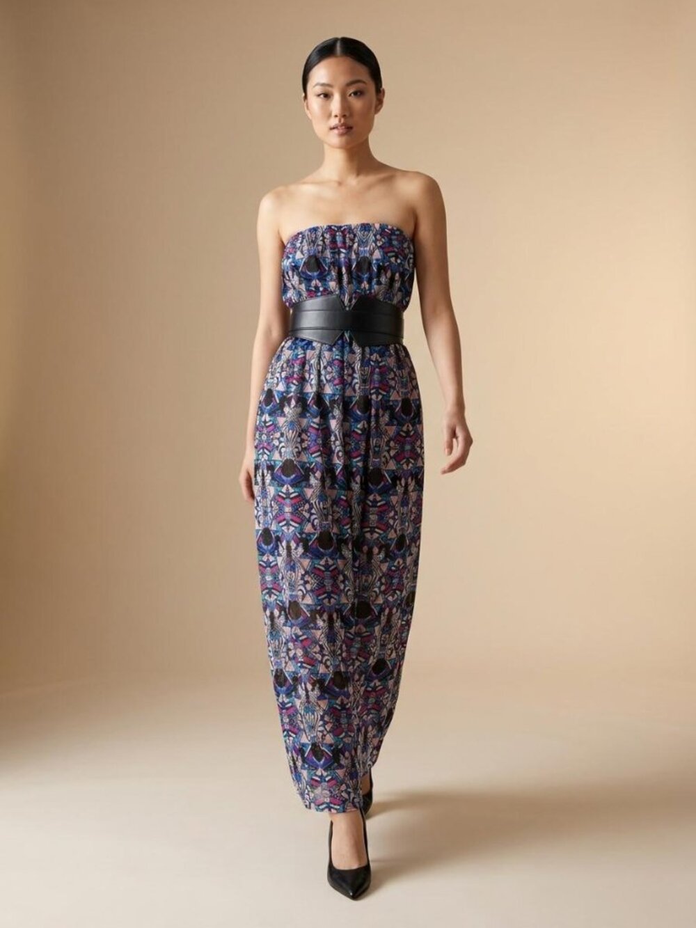 NWT Topshop Translucent Multi Zebra Maxi Cover up Dress